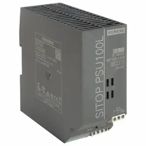 SIEMENS 6EP13331LB00 Dc Power Supply, 132 To 264 VAC/93 To 187 VAC, Single, 24VDC, 120W, 5, Din Rail | CU2RPW 20AZ56