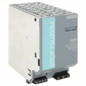 SIEMENS 6EP13333BA10 Dc Power Supply, 176 To 550 VAC/85 To 264 VAC, Single, 24VDC, 140W, 5, Din Rail | CU2RPZ 38UZ91