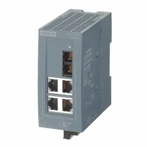 SIEMENS 6GK5004-1BD00-1AB2 Scalance Ethernet Switch, Unmanaged, 4/1, Rj45/ Sc Multimode, 24 Vdc, 10/100 Mbit/S | CU2RTZ 12N876