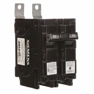 SIEMENS B245HH Molded Case Circuit Breaker, 45A, 2P, 65kAIC at 240V | CE6KXB