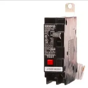 SIEMENS BE120H Miniature Circuit Breaker, 20 A, 120V AC, Single Phase, 22kA at 120V AC, 1 Poles | CU2VBJ 6FMF3