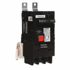 SIEMENS BE215H Miniature Circuit Breaker, 15 A, 120/240V AC, Single Phase, 22kA at 120/240V AC | CU2VAU 6FMF5