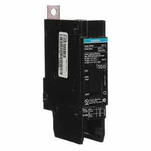 SIEMENS BQD1100 Molded Case Circuit Breaker, BQD Series, 1P, 100A, 277VAC | CE6LHQ