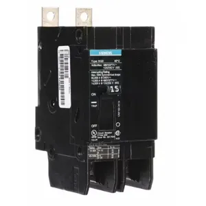 SIEMENS BQD215 Circuit Breaker, Bolt-On, 15 Ampere, 1 Phase, 14kAIC at 480V | CE6LJF