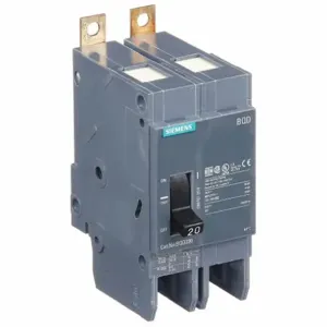 SIEMENS BQD220 Circuit Breaker, Bolt-On, 20 Ampere, 1 Phase, 14kAIC at 480V | CE6LJG