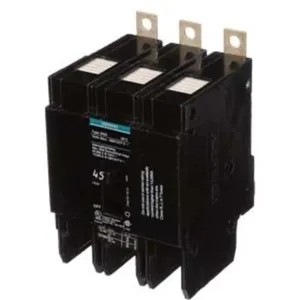 SIEMENS BQD345 Bolt On Circuit Breaker Bqd 45 Amp 480vac 3p 14kaic@480v | AG8MFD