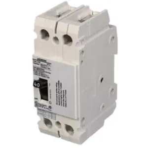 SIEMENS CQD240 Circuit Breaker Feed-thru 40 Amp 480vac 2p 14kaic@480v | AG8MPV