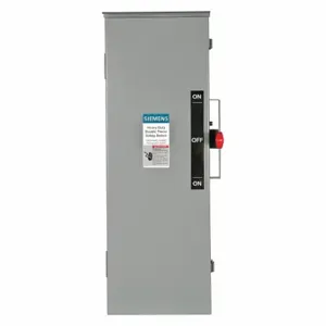 SIEMENS DTF322R Safety Switch, Fusible, 60 A, Three Phase, 240 Vac, 304 Stainless Steel, Indoor/Outdoor | CU2WLF 20RA87