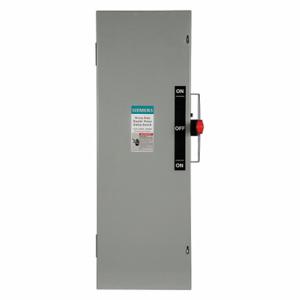 SIEMENS DTF323 Safety Switch, Fusible, 100 A, Three Phase, 240V AC, Galvanized Steel, Indoor | CU2WHF 31ED22