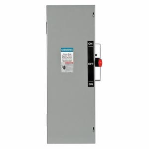 SIEMENS DTF362 Safety Switch, Fusible, 60 A, Three Phase, 600 Vac, Galvanized Steel, Indoor | CU2WLV 20RA89