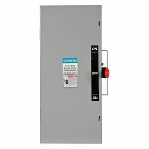 SIEMENS DTNF223 Safety Switch, Non-Fusible, 100 A, Single Phase, 240 Vac, Galvanized Steel, Indoor | CU2WMA 20RA71