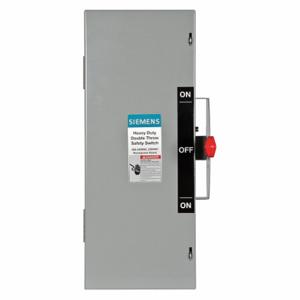 SIEMENS DTNF321 Safety Switch, Non-Fusible, 30 A, Three Phase, 240 Vac, Galvanized Steel, Indoor | CU2WNW 20RC66