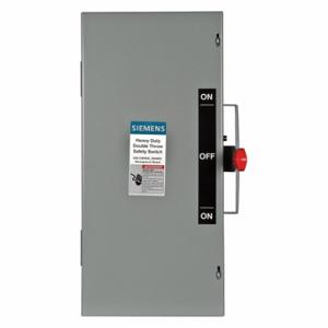SIEMENS DTNF322 Safety Switch, Non-Fusible, 60 A, Three Phase, 240 Vac, Galvanized Steel, Indoor | CU2WPV 20RC67