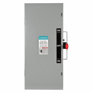 SIEMENS DTNF323 Safety Switch, Non-Fusible, 100 A, Three Phase, 240 Vac, Galvanized Steel, Indoor | CU2WMF 20RC68