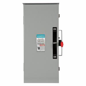 SIEMENS DTNF323R Safety Switch, Non-Fusible, 100 A, Three Phase, 240 Vac, 304 Stainless Steel | CU2WMD 20RC69