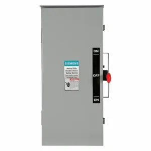 SIEMENS DTNF323R Safety Switch, Non-Fusible, 100 A, Three Phase, 240 Vac, 304 Stainless Steel | CU2WMD 20RC69