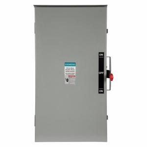 SIEMENS DTNF324R Safety Switch, Non-Fusible, 200 A, Three Phase, 240V AC, 304 Stainless Steel | CU2WNG 31ED25