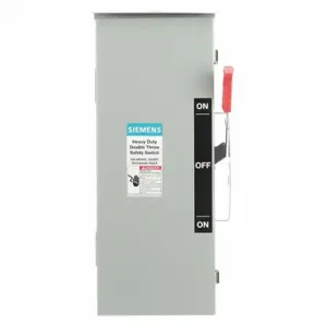 SIEMENS DTNF361R Safety Switch, Non-Fusible, 30 A, Three Phase, 240 Vac, 304 Stainless Steel | CU2WNU 20RC73