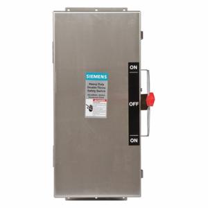 SIEMENS DTNF362S Safety Switch, Non-Fusible, 60 A, Three Phase, 600 Vac, 304 Stainless Steel | CU2WPX 20RA82