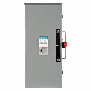 SIEMENS DTNF363R Safety Switch, Non-Fusible, 100 A, Three Phase, 600V AC, 304 Stainless Steel | CU2WRV 20RA76