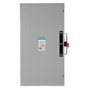 SIEMENS DTNF364 Safety Switch, Non-Fusible, 200 A, Three Phase, 600 Vac, Galvanized Steel, Indoor | CU2WNK 20RC72