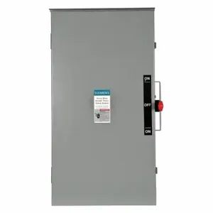 SIEMENS DTNF364R Safety Switch, Non-Fusible, 200 A, Three Phase, 600 Vac, 304 Stainless Steel | CU2WNH 20RA77