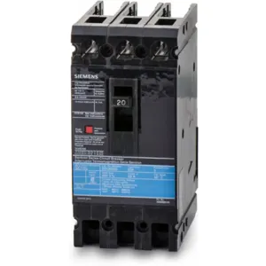 SIEMENS ED43B020 Bolt On Circuit Breaker Ed 20 Amp 480vac 3p 18kaic@480v | AG8MVC