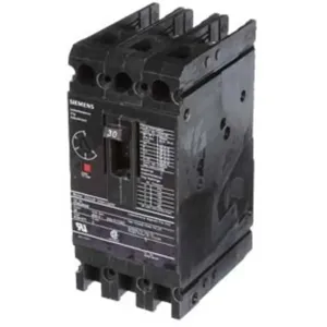 SIEMENS ED63A030 Bolt-On Circuit Breaker, ED, 30 A, 600 VAC, 3 P, 3 Phase | AG8MVT