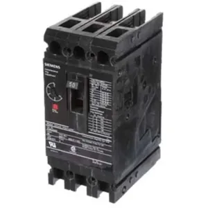 SIEMENS ED63A050 Bolt On Circuit Breaker Ed 50 Amp 600vac 3p 25kaic@480v | AG8MVU