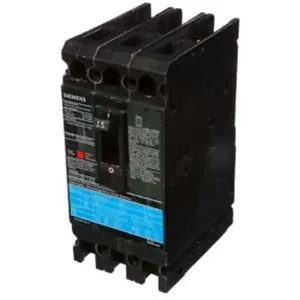 SIEMENS ED63B015 Bolt On Circuit Breaker Ed 15 Amp 600vac 3p 25kaic@480v | AG8MVX