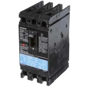 SIEMENS ED63B040 Bolt On Circuit Breaker Ed 40 Amp 600vac 3p 25kaic@480v | AG8MWC