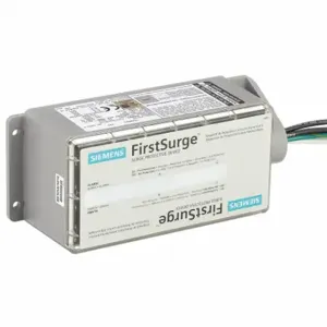 SIEMENS FS060 Surge Protection Device, Single Phase, 120/240VAC, Audible Alarm/LED Light, 2 Poles | CU2WZB 45GF54