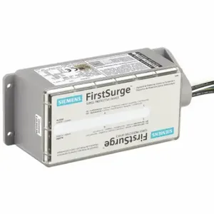 SIEMENS FS100 Surge Protection Device, Single Phase, 120/240VAC, Audible Alarm/LED Light, 2 Poles | CU2XAT 45GF55