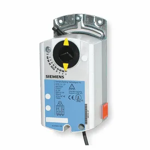 SIEMENS GDE131.1P Electric Actuator, Direct Mount, Floating, 44 In-Lb Torque, 24VAC | CU2RTD 2UPH1