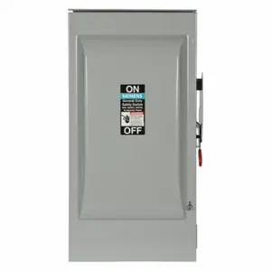 SIEMENS GF224NR Safety Switch, Fusible, 200 A, Three Phase, 240 Vac, Galvanized Steel, Indoor/Outdoor | CU2WJD 20RA96