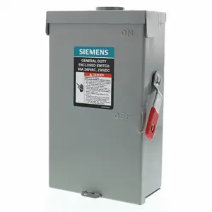 SIEMENS GF322NRA Safety Switch, General Duty, 3 Phase | CE9LAC 55CH44