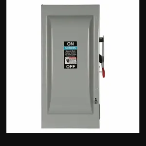 SIEMENS GF323N Safety Switch, Fusible, 100 A, Three Phase, 240 Vac, Galvanized Steel, Indoor | CU2WHC 20RA93