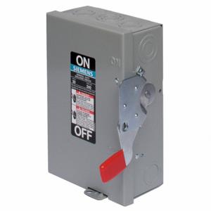 SIEMENS GF324N Safety Switch, Fusible, 200 A, Three Phase, 240V AC, Galvanized Steel, Indoor | CU2WJF 6FNG3