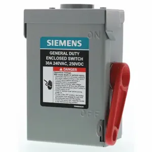 SIEMENS GNF321RA Safety Switch, General Duty, 3 Phase | CE9LAB 55CH40