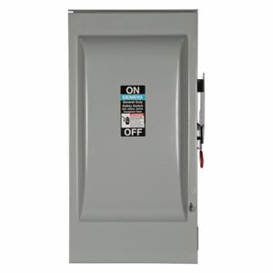 SIEMENS GNF324R Safety Switch, Non-Fusible, 200 A, Three Phase, 240 Vac, Galvanized Steel, Indoor/Outdoor | CU2WNF 20RA98