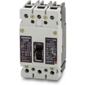 SIEMENS HEB3B070B Bolt On Circuit Breaker Heb 70 Amp 600vac 3p 65kaic@480v | AG8PBQ