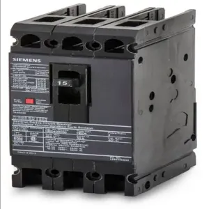 SIEMENS HEG3B015L Circuit Breaker Feed-thru 15 Amp 600vac 3p 65kaic@480v | AG8PCX