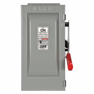 SIEMENS HF221J Safety Switch, Fusible, 30 A, Single Phase, 240 Vac, Galvanized Steel, Indoor | CU2WJY 20RC15