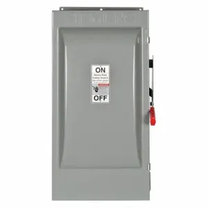 SIEMENS HF324J Safety Switch, Fusible, 200 A, Three Phase, 240V AC, Galvanized Steel, Indoor | CU2WRT 20RC22