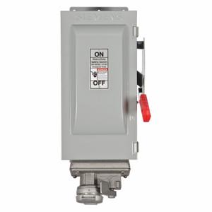 SIEMENS HF361JCH Safety Switch, Fusible, 30 A, Three Phase, 600 Vac, Galvanized Steel, Indoor | CU2WKL 20RD10