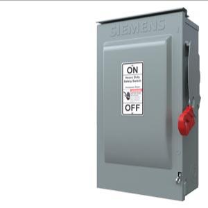 SIEMENS HF362NR Safety Switch, Fusible, 60 A, Three Phase, 600V AC, Galvanized Steel, Indoor/Outdoor | CU2WLY 6GNE0