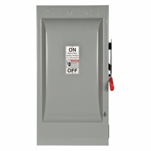 SIEMENS HF364 Safety Switch, Fusible, 200 A, Three Phase, 600 Vac, Galvanized Steel, Indoor | CU2WJL 20RC25