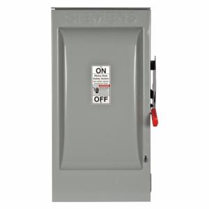 SIEMENS HF364R Safety Switch, Fusible, 200 A, Three Phase, 600 Vac, Galvanized Steel, Indoor/Outdoor | CU2WJP 20RC30