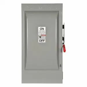 SIEMENS HF364SS Safety Switch, Fusible, 200 A, Three Phase, 600V AC, 316 Stainless Steel, Indoor/Outdoor | CU2WJQ 31ED38