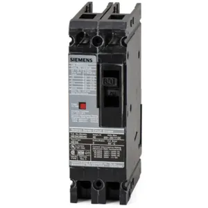 SIEMENS HHED62B090 Bolt On Circuit Breaker Hhed 90 Amp 600vac 2p 65kaic@480v | AG8PJB